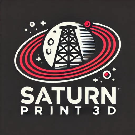 Logo firmy Saturn Druk 3D